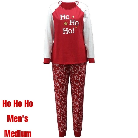 M-Macy's “Family PJ’s” - Ho Ho Ho & Christmas Ornaments Pajamas Set - Picture 1 of 7